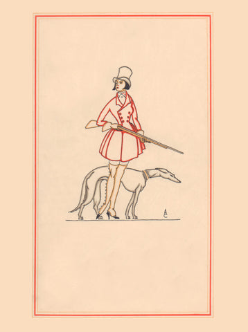 The Savoy, London 1924 English Menu Art