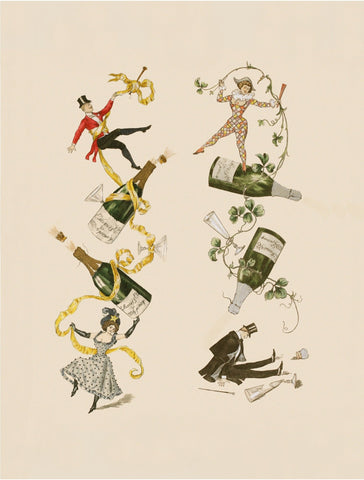 Champagne Menu Card 1891-1903