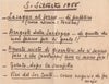 Kitchen Orchestra, Italy 1955 Menu