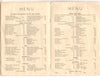 Bal Tabarin, San Francisco 1930s Menu