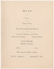 Cunard R.M.S. Aquitania, 1925 Menu