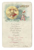 Café Anglais, Paris, 1890 Menu Art