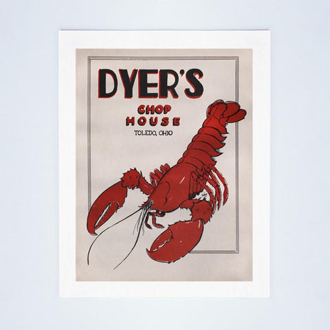 Dyer’s Chop House Toledo, Ohio 1956