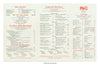 J H Ireland Chicago 1940s Vintage Menu Interior