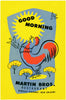Martin Bros. Breakfast Menu, New Orleans, 1940s