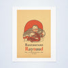 Restaurant Raynaud Nice France 1950s