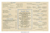 Bill Miller's Riviera Nightclub, Fort Lee, 1940s Vintage Menu