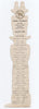 Old Kasaan Totem Pole, Steamship Spokane, Alaska August 25 1908 Menu